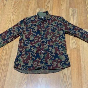 PRETTY GREEN PAISLEY CAMO SHIRT SIZE (L)
